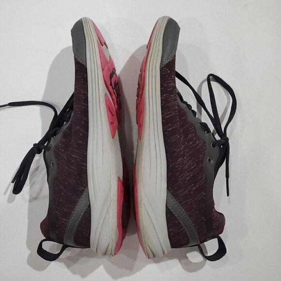 Vionic Women's Marroon Black Lace-up Sneaker Shoe Size 7 - Picture 6 of 12